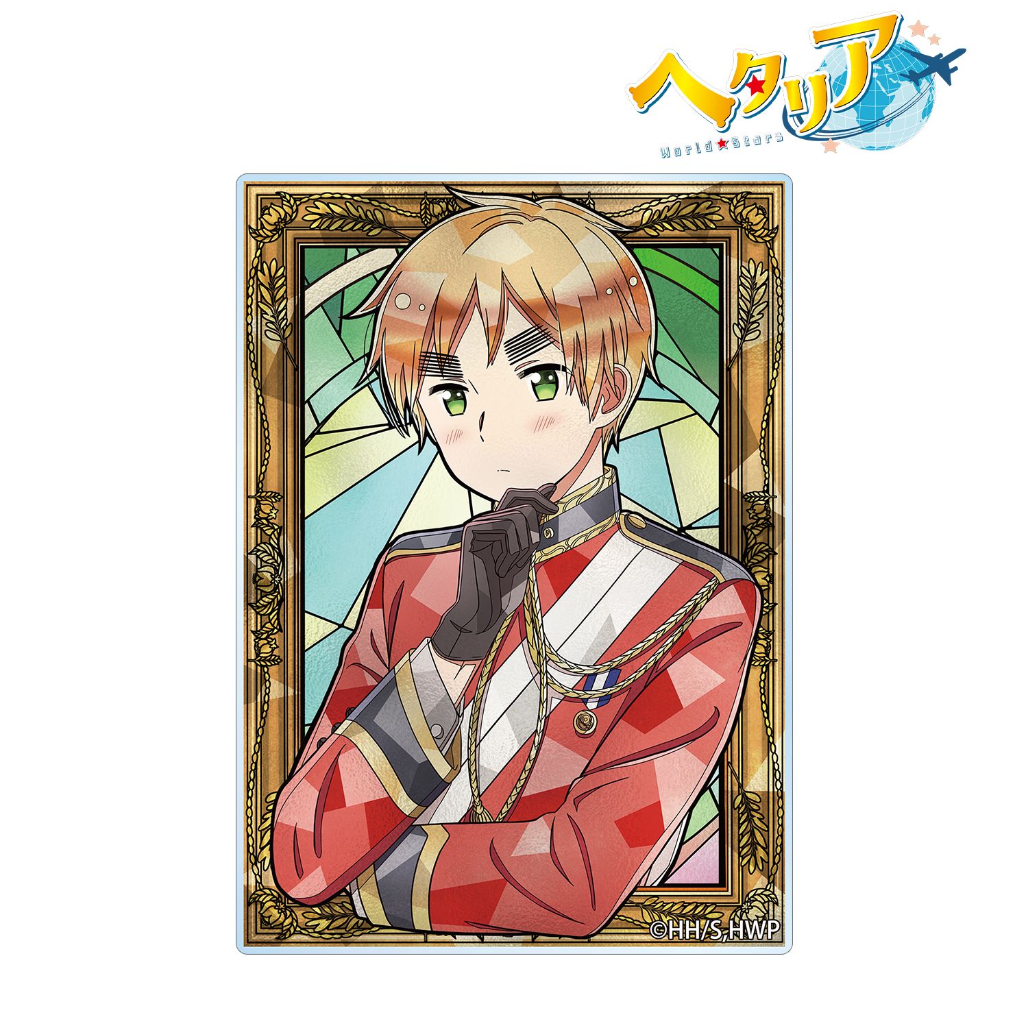 アニメ「ヘタリア World★Stars」 イギリス Aure Glass アクリルカード 画像 3 | AniSmile