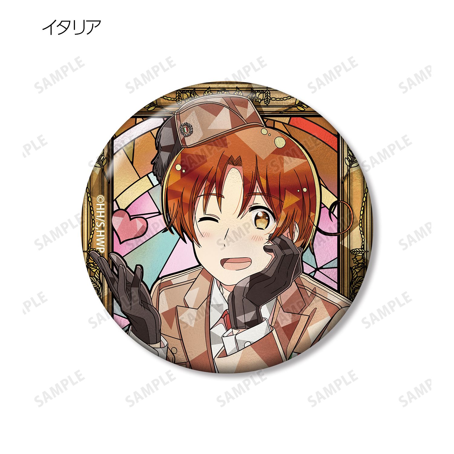 アニメ「ヘタリア World★Stars」 トレーディング Aure Glass 缶バッジ(単位/単品) 画像 3 | AniSmile