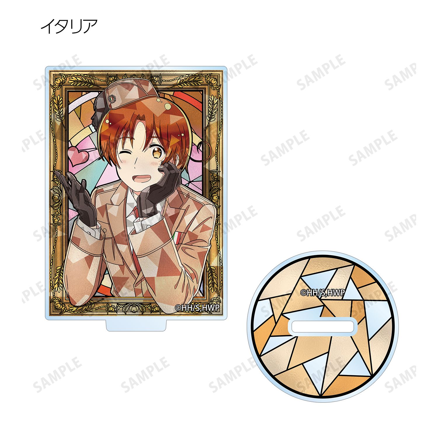 アニメ「ヘタリア World★Stars」 トレーディング Aure Glass アクリルスタンド(単位/単品) Image 2 | AniSmile