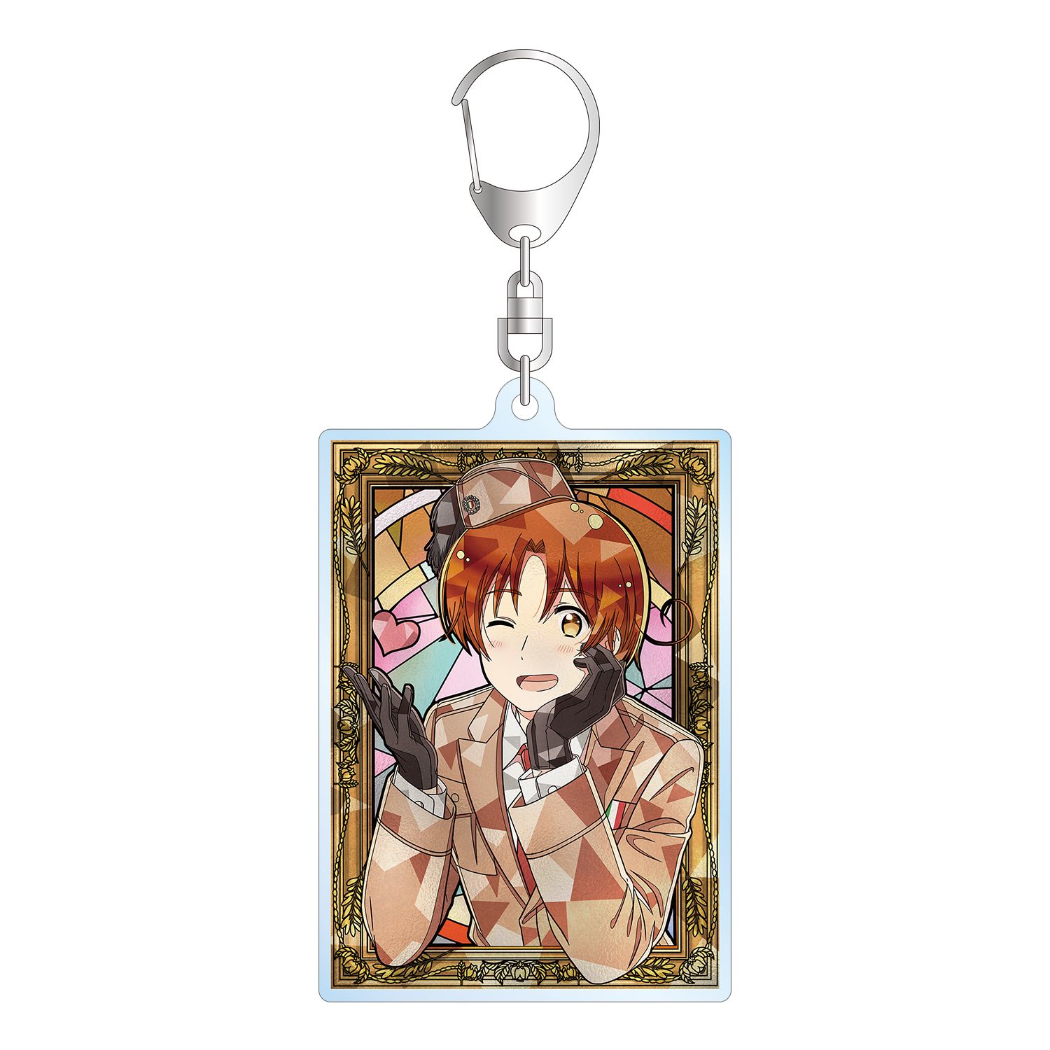 アニメ「ヘタリア World★Stars」 イタリア Aure Glass アクリルキーホルダー - 公式商品画像 | AniSmile