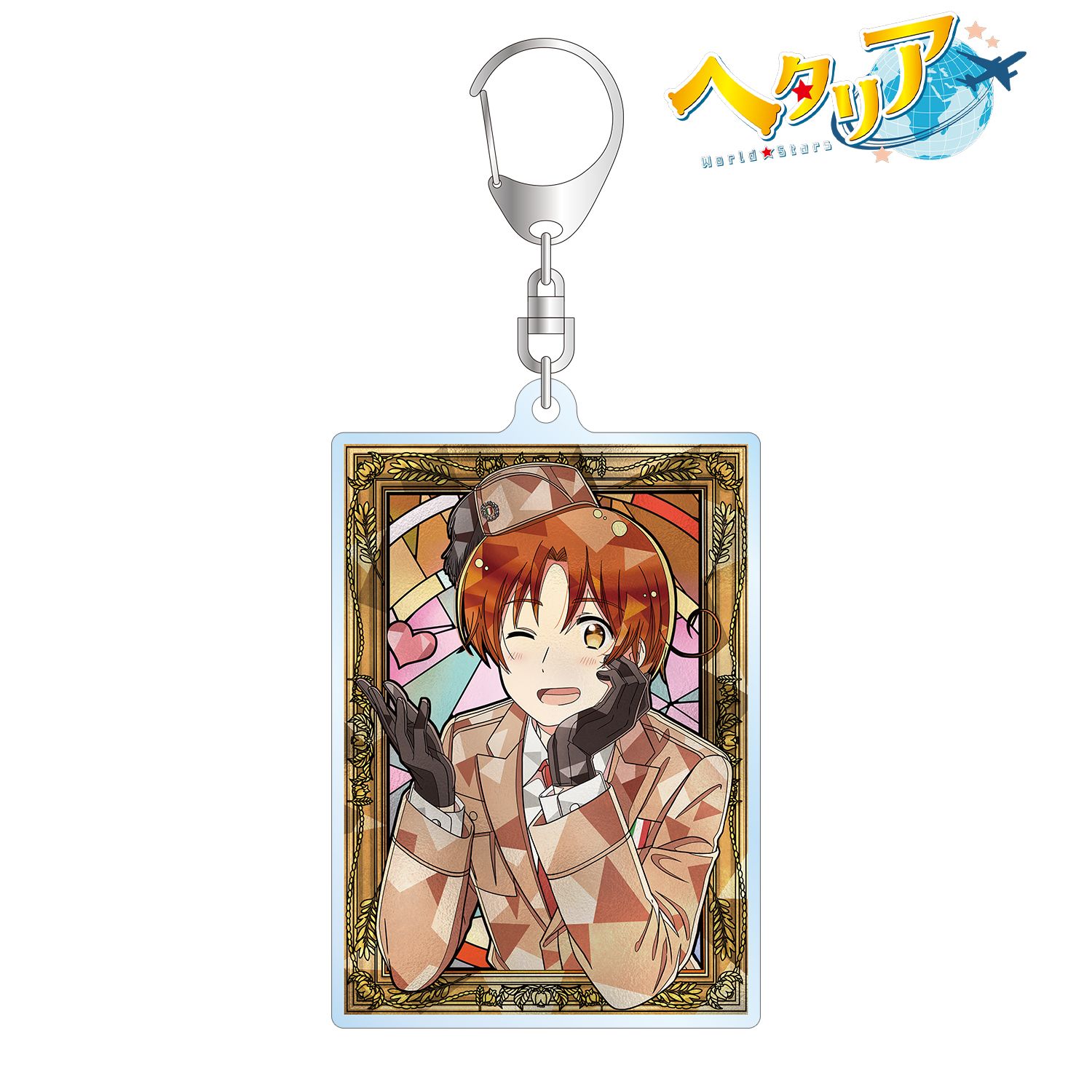 アニメ「ヘタリア World★Stars」 イタリア Aure Glass アクリルキーホルダー 画像 2 | AniSmile