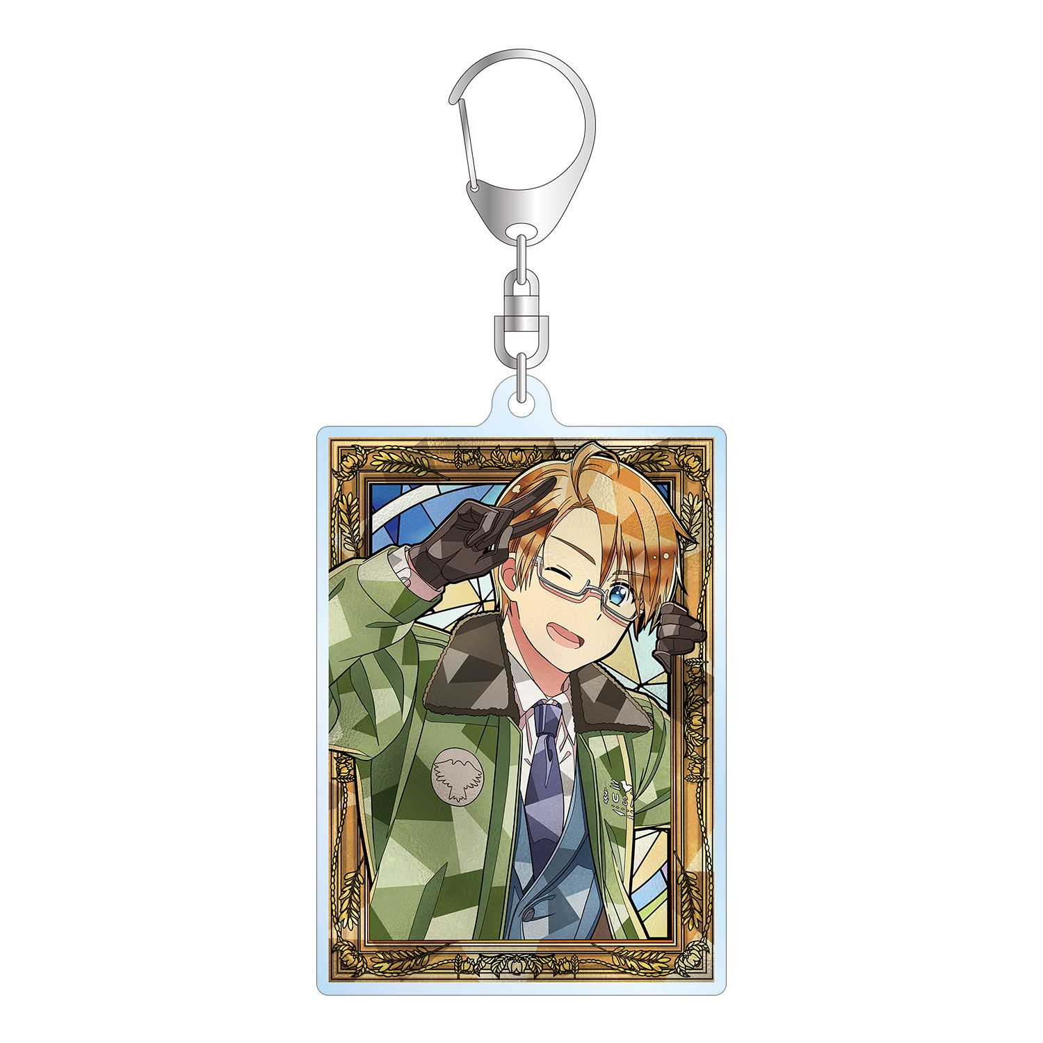 アニメ「ヘタリア World★Stars」 アメリカ Aure Glass アクリルキーホルダー - 公式商品画像 | AniSmile