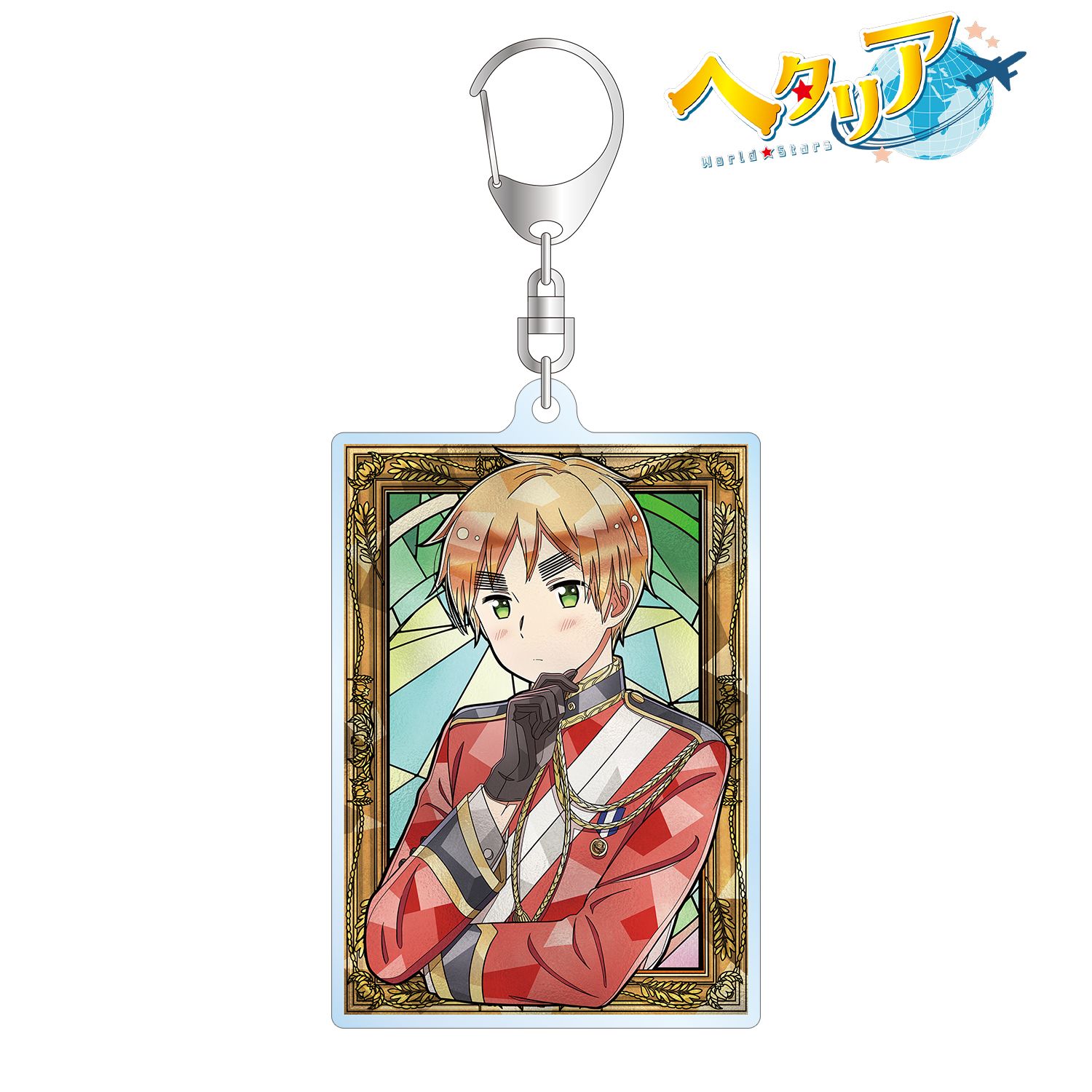 アニメ「ヘタリア World★Stars」 イギリス Aure Glass アクリルキーホルダー 画像 3 | AniSmile
