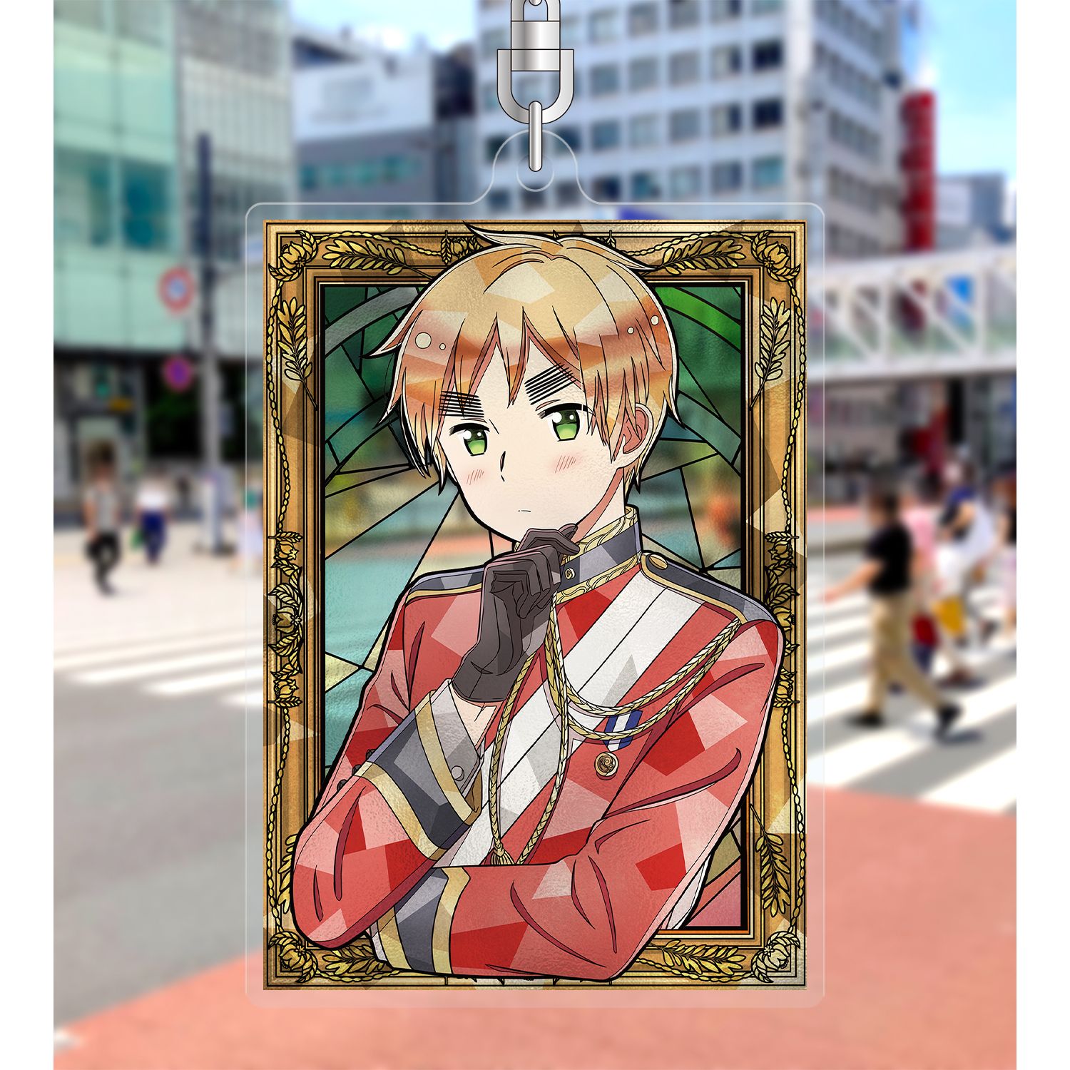アニメ「ヘタリア World★Stars」 イギリス Aure Glass アクリルキーホルダー 画像 2 | AniSmile