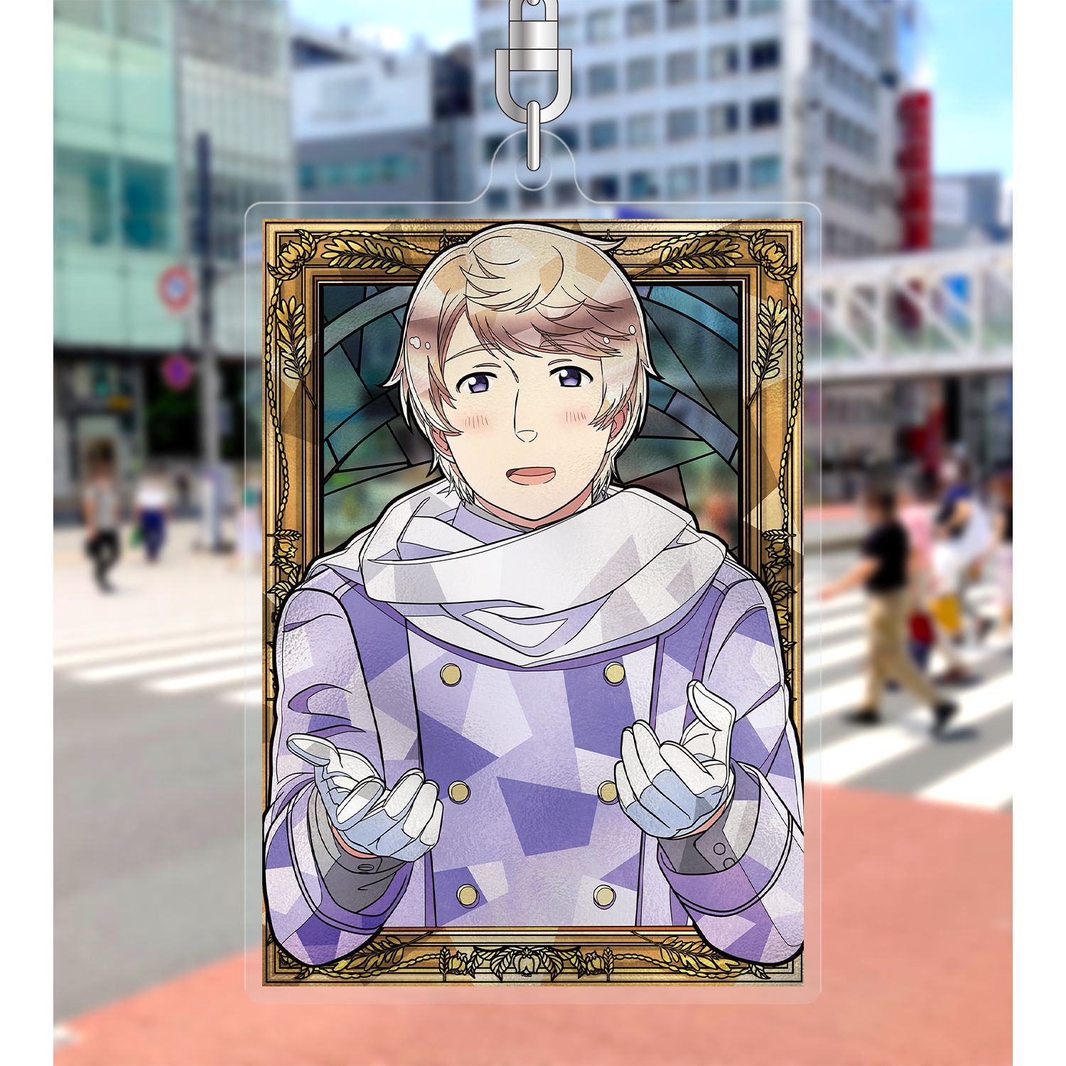 アニメ「ヘタリア World★Stars」 ロシア Aure Glass アクリルキーホルダー 画像 3 | AniSmile