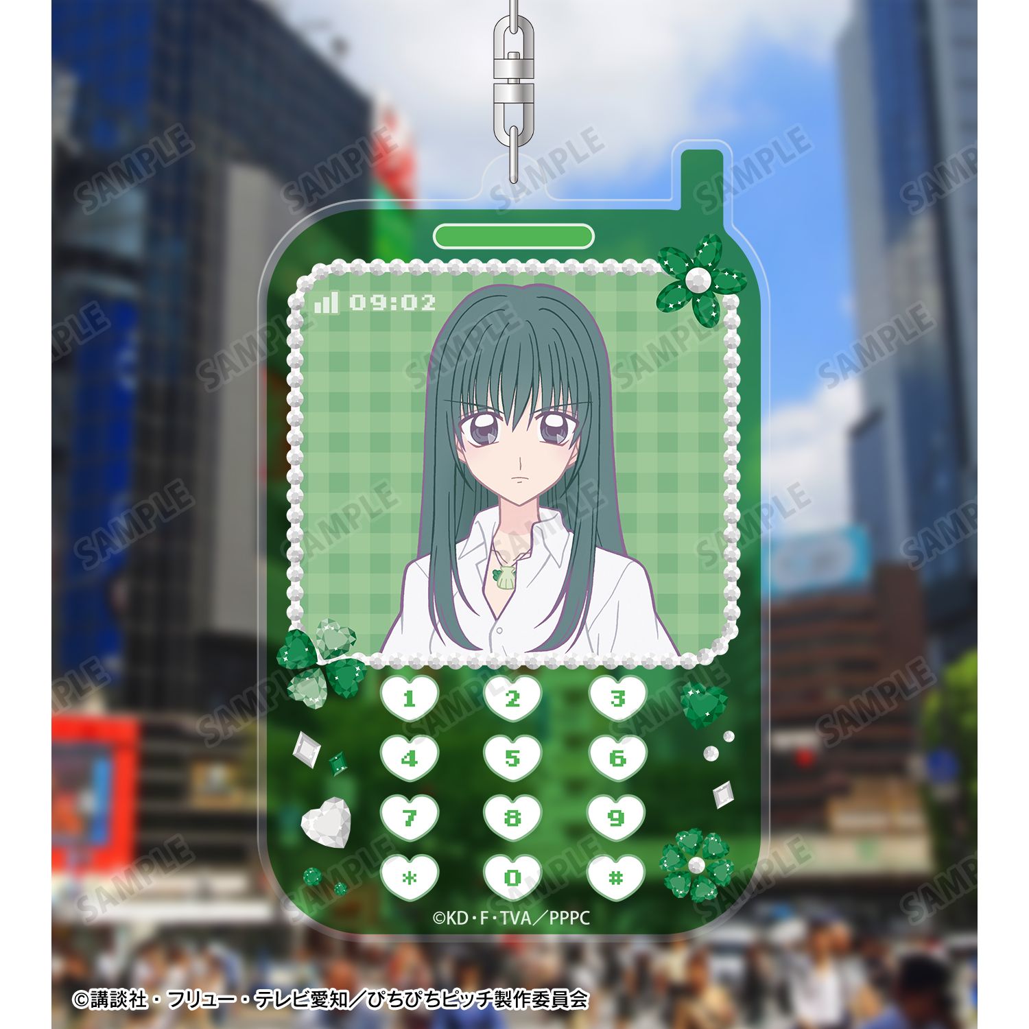 アニメ「ぴちぴちピッチ」 洞院 リナ BIGアクリルキーホルダー Image 3 | AniSmile