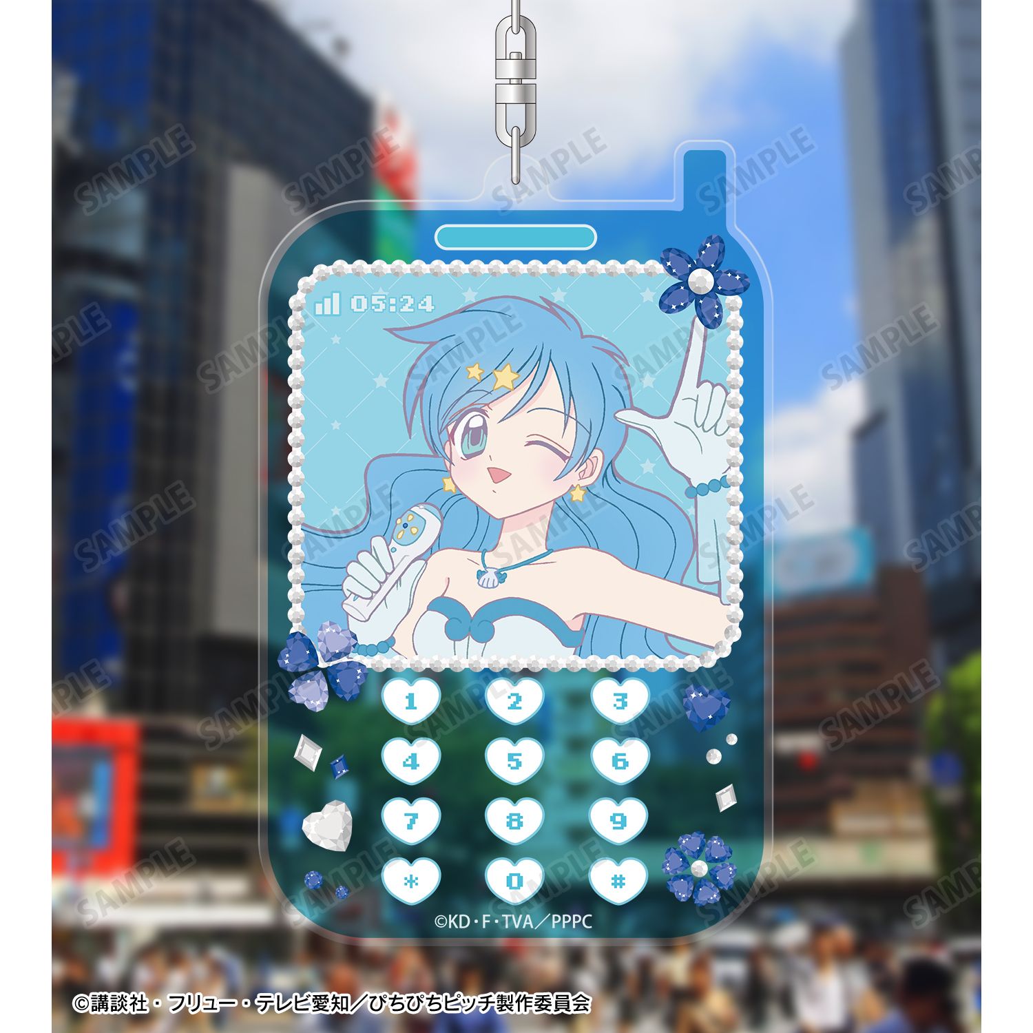 アニメ「ぴちぴちピッチ」 波音 BIGアクリルキーホルダー vol.2 Image 3 | AniSmile