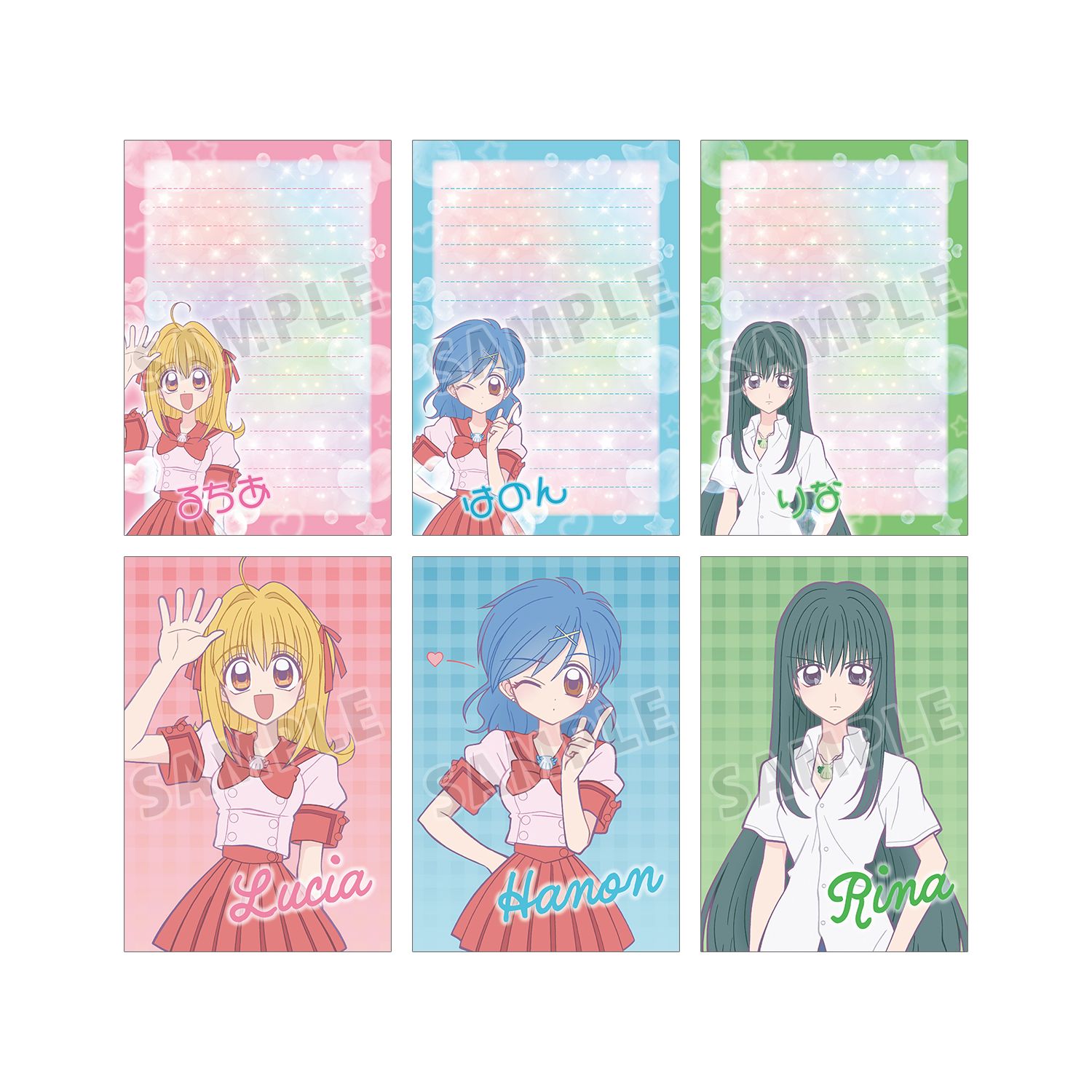 アニメ「ぴちぴちピッチ」 ポストカード6枚セット - AniSmile