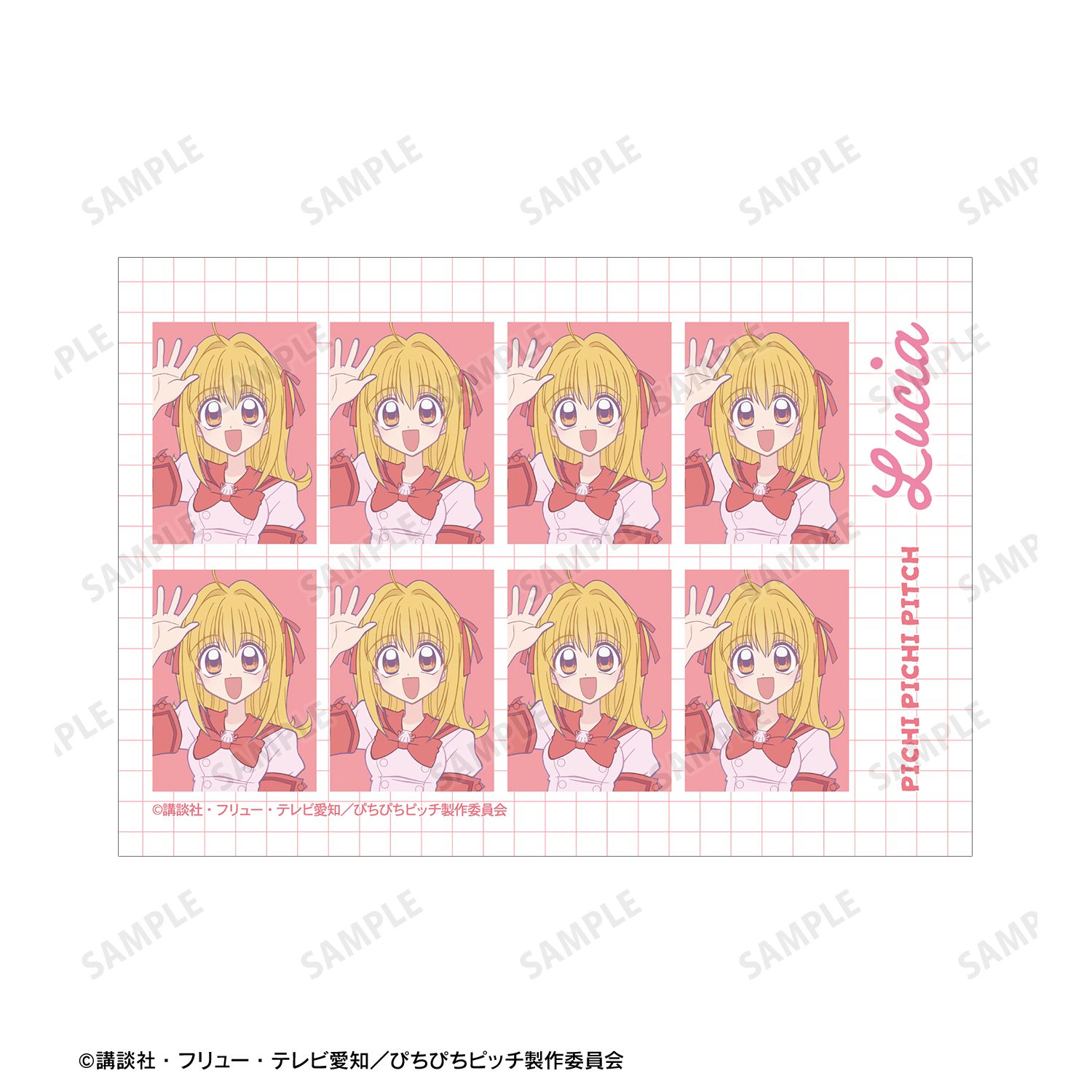 アニメ「ぴちぴちピッチ」 るちあ プリントシール風ブロマイド2枚セット Image 3 | AniSmile