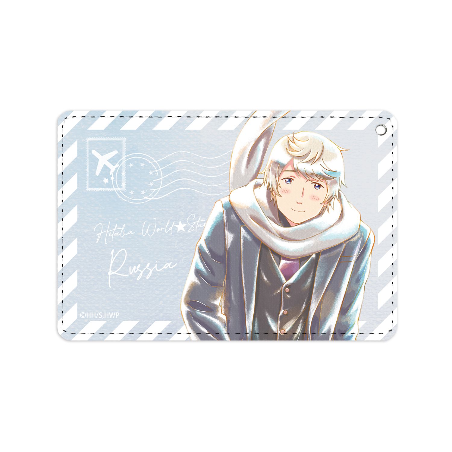 アニメ「ヘタリア World★Stars」 ロシア Ani-Art aqua label 1ポケットパスケース 画像 2 | AniSmile