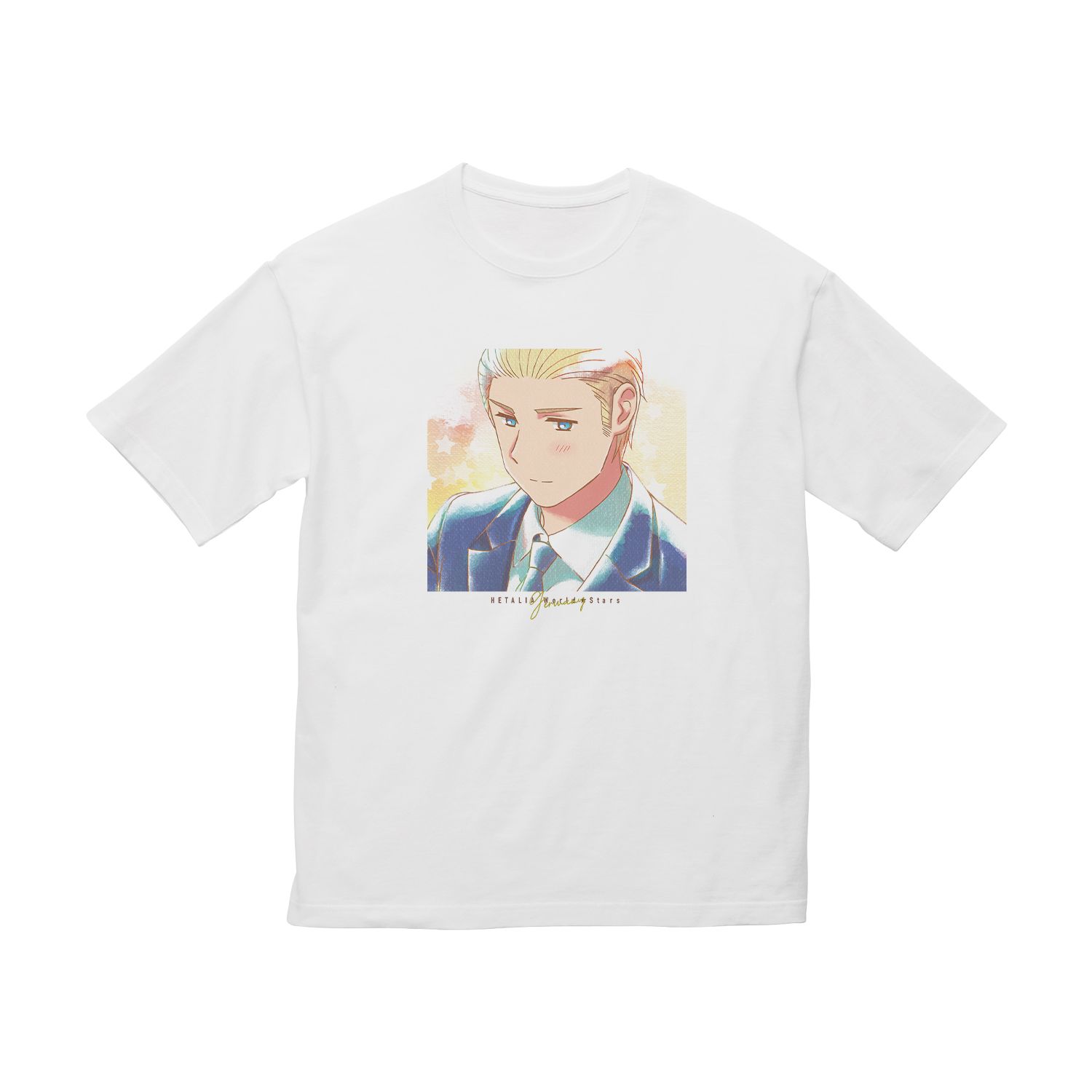 アニメ「ヘタリア World★Stars」 ドイツ Ani-Art aqua label BIGシルエットTシャツユニセックス(サイズ/M) - 公式商品画像 | AniSmile