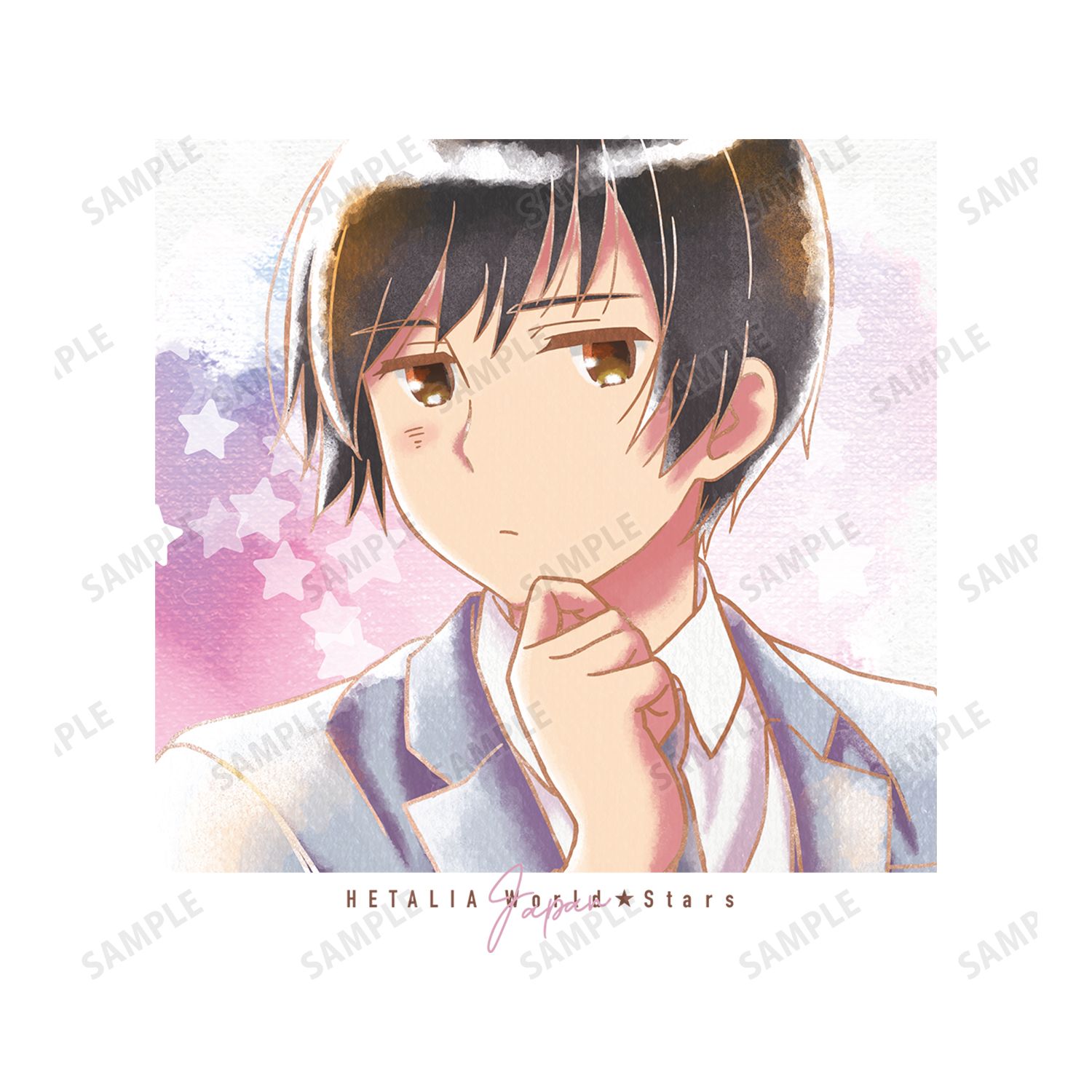アニメ「ヘタリア World★Stars」 日本 Ani-Art aqua label BIGシルエットTシャツユニセックス(サイズ/S) 画像 4 | AniSmile