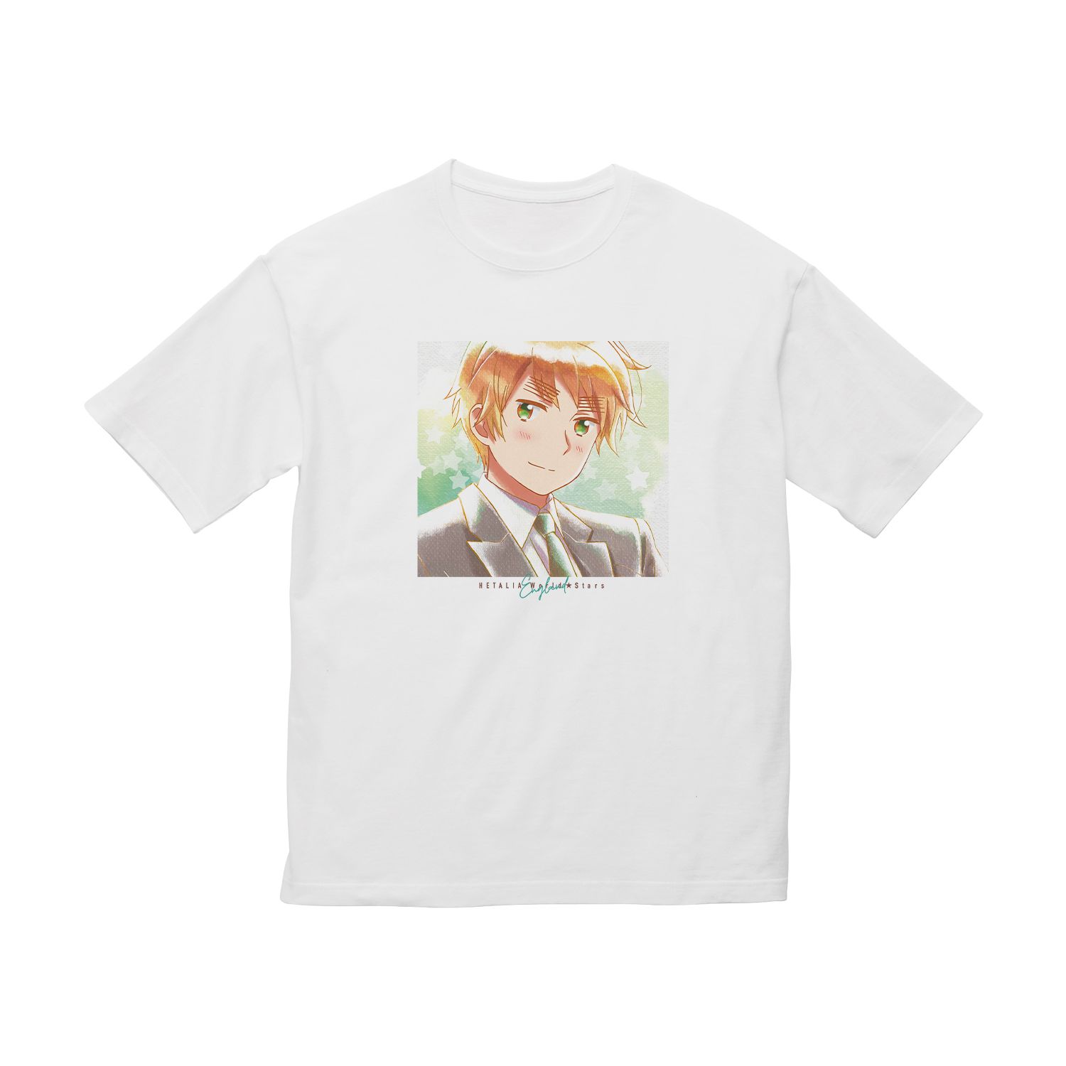アニメ「ヘタリア World★Stars」 イギリス Ani-Art aqua label BIGシルエットTシャツユニセックス(サイズ/S) - 公式商品画像 | AniSmile