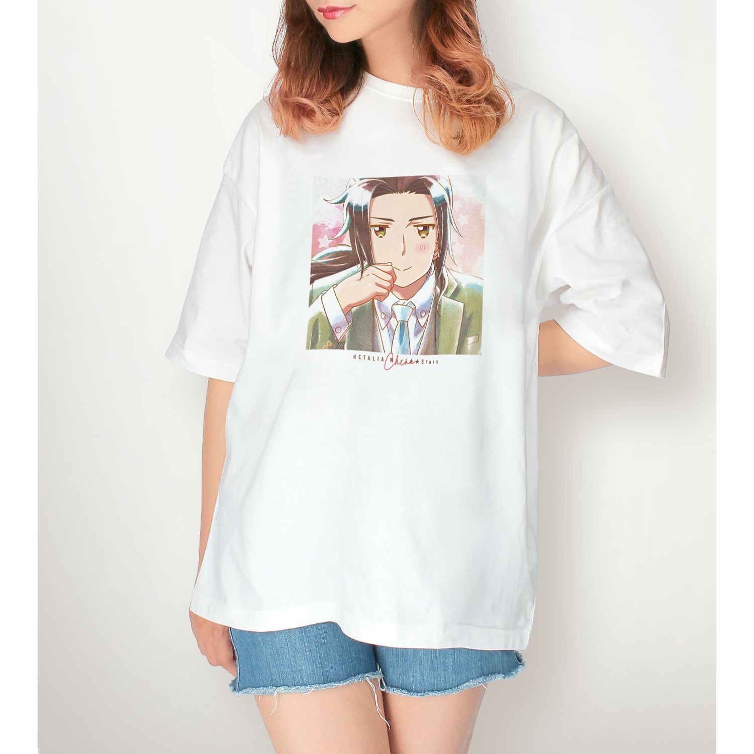 アニメ「ヘタリア World★Stars」 中国 Ani-Art aqua label BIGシルエットTシャツユニセックス(サイズ/XL) 画像 5 | AniSmile