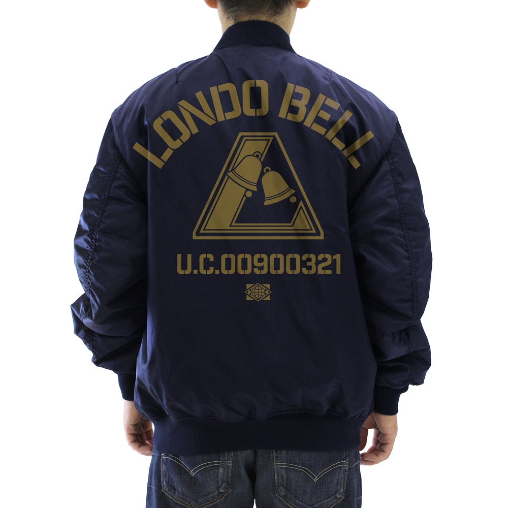 機動戦士ガンダムUC(ユニコーン) ロンドベル MA-1ジャケット/NAVY-M 图片 4 | AniSmile