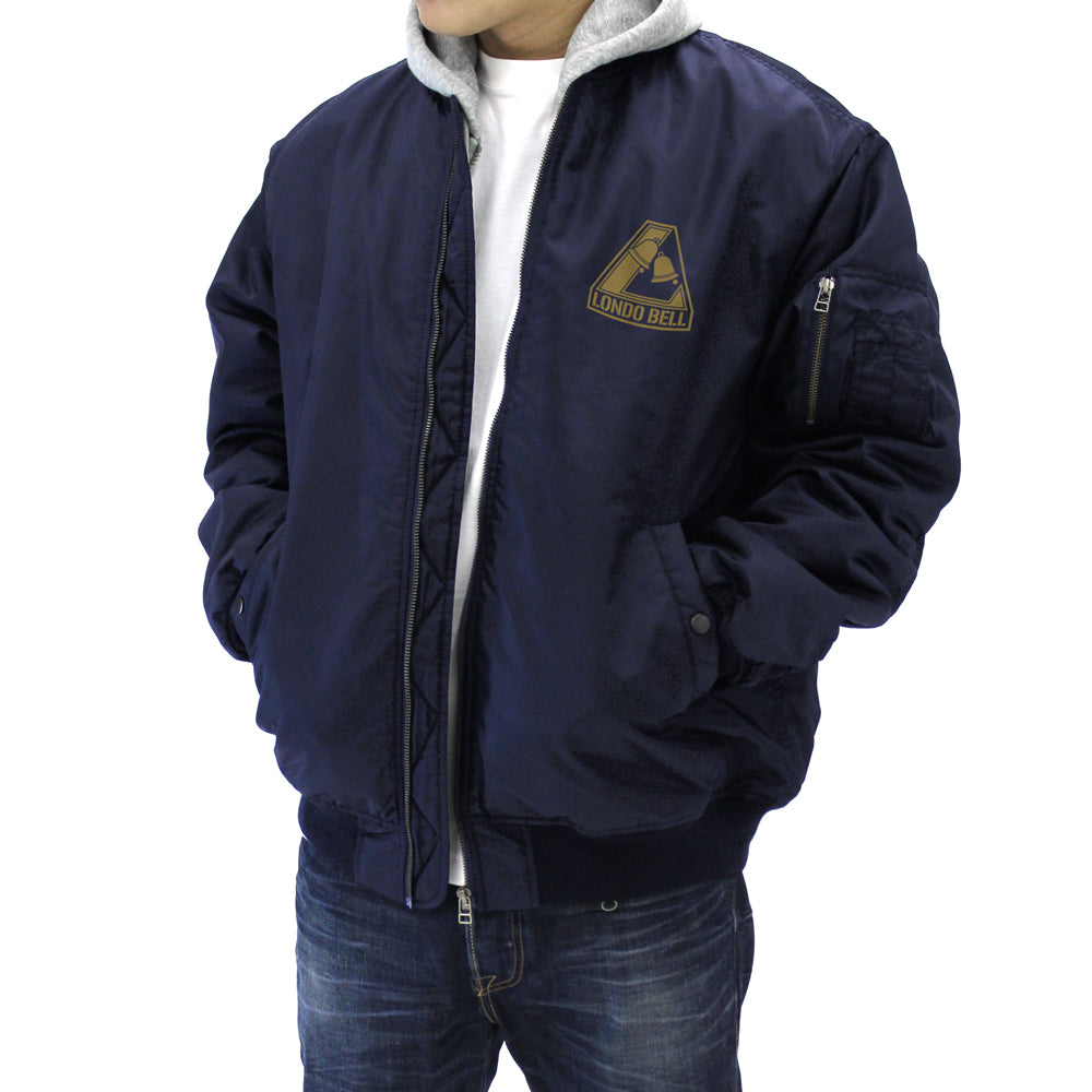 機動戦士ガンダムUC(ユニコーン) ロンドベル MA-1ジャケット/NAVY-M 图片 5 | AniSmile