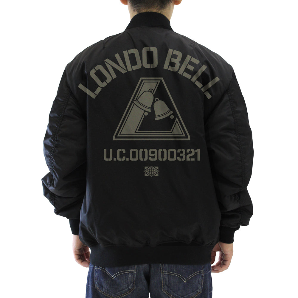 機動戦士ガンダムUC(ユニコーン) ロンドベル MA-1ジャケット/BLACK-M Image 4 | AniSmile