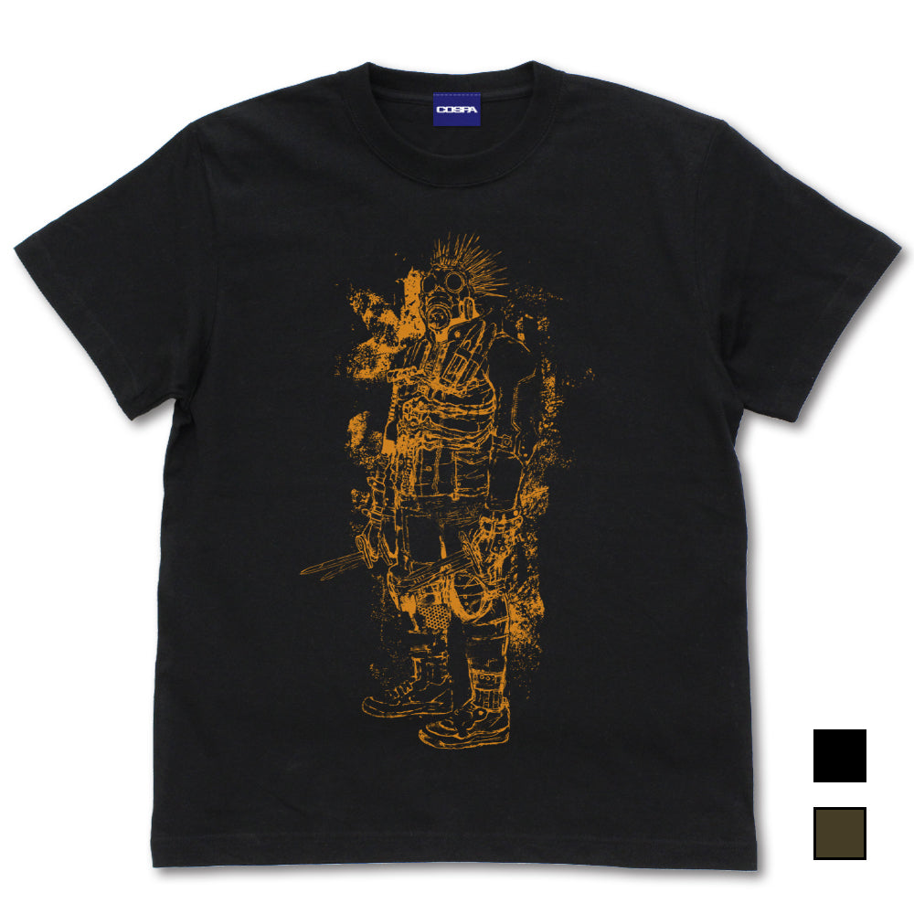 ドロヘドロ(原作版) ナイフを持ったカイマン Tシャツ/BLACK-S - official product image | AniSmile