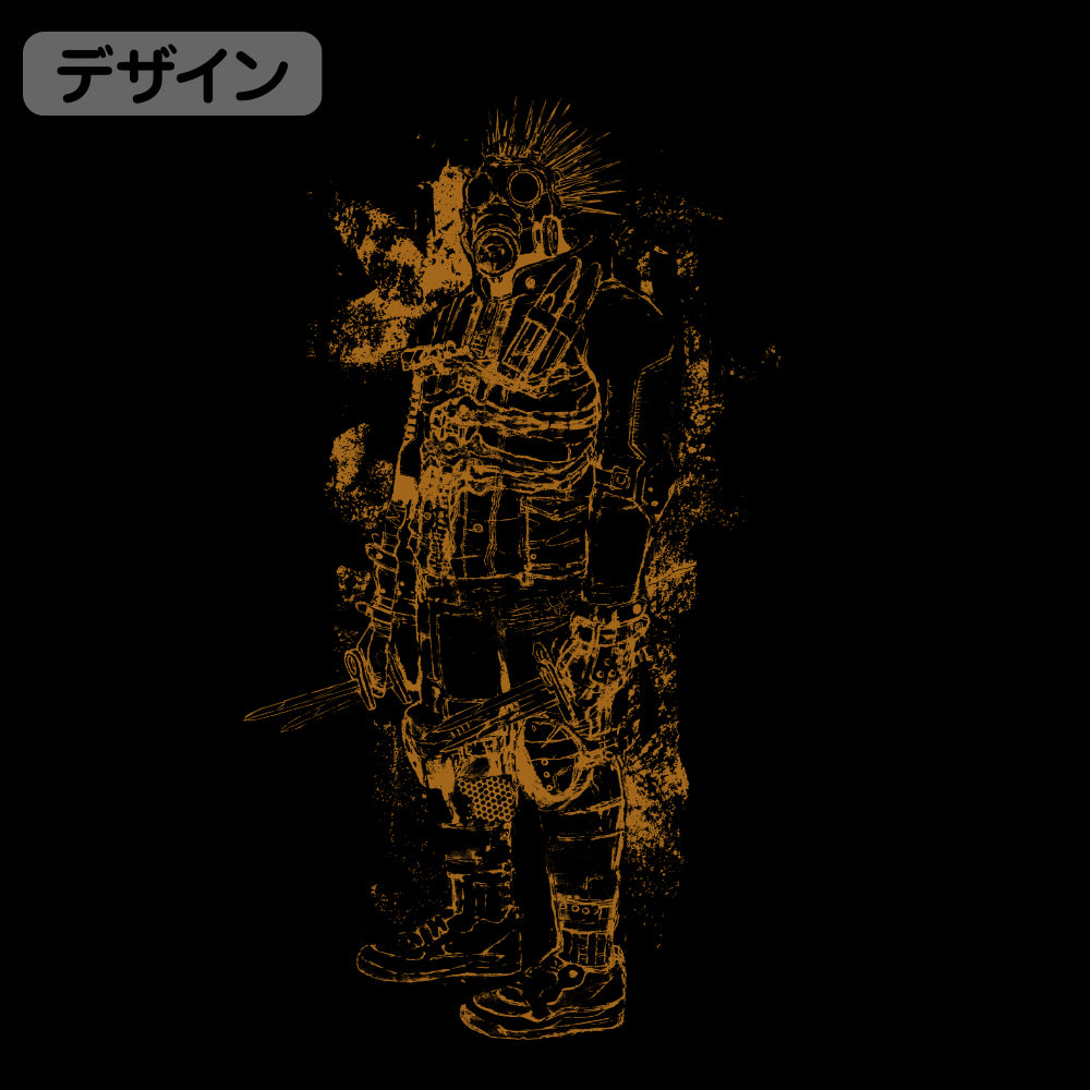 ドロヘドロ(原作版) ナイフを持ったカイマン Tシャツ/BLACK-S Image 2 | AniSmile