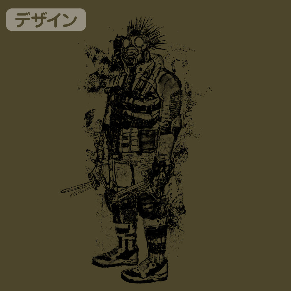 ドロヘドロ(原作版) ナイフを持ったカイマン Tシャツ/MOSS-S Image 2 | AniSmile