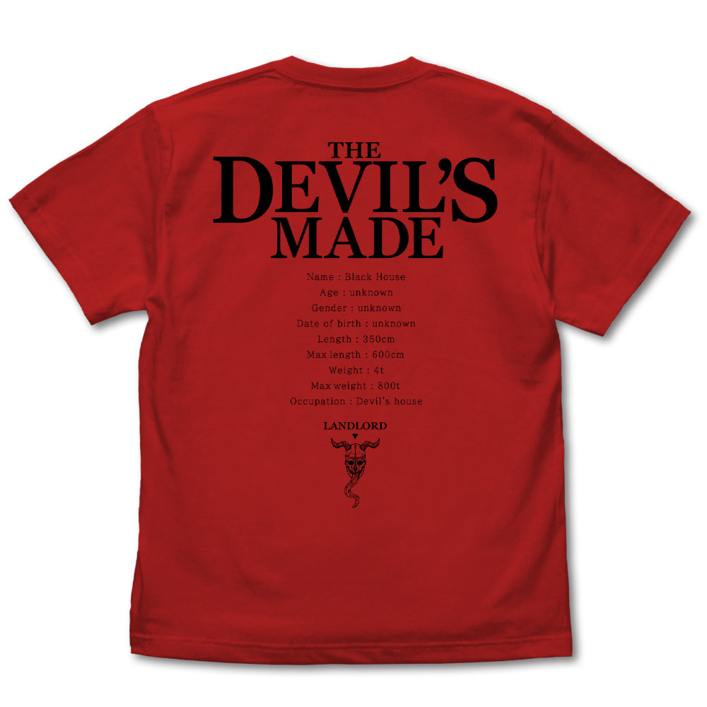 ドロヘドロ(原作版) 黒い家 Tシャツ/RED-S Image 3 | AniSmile