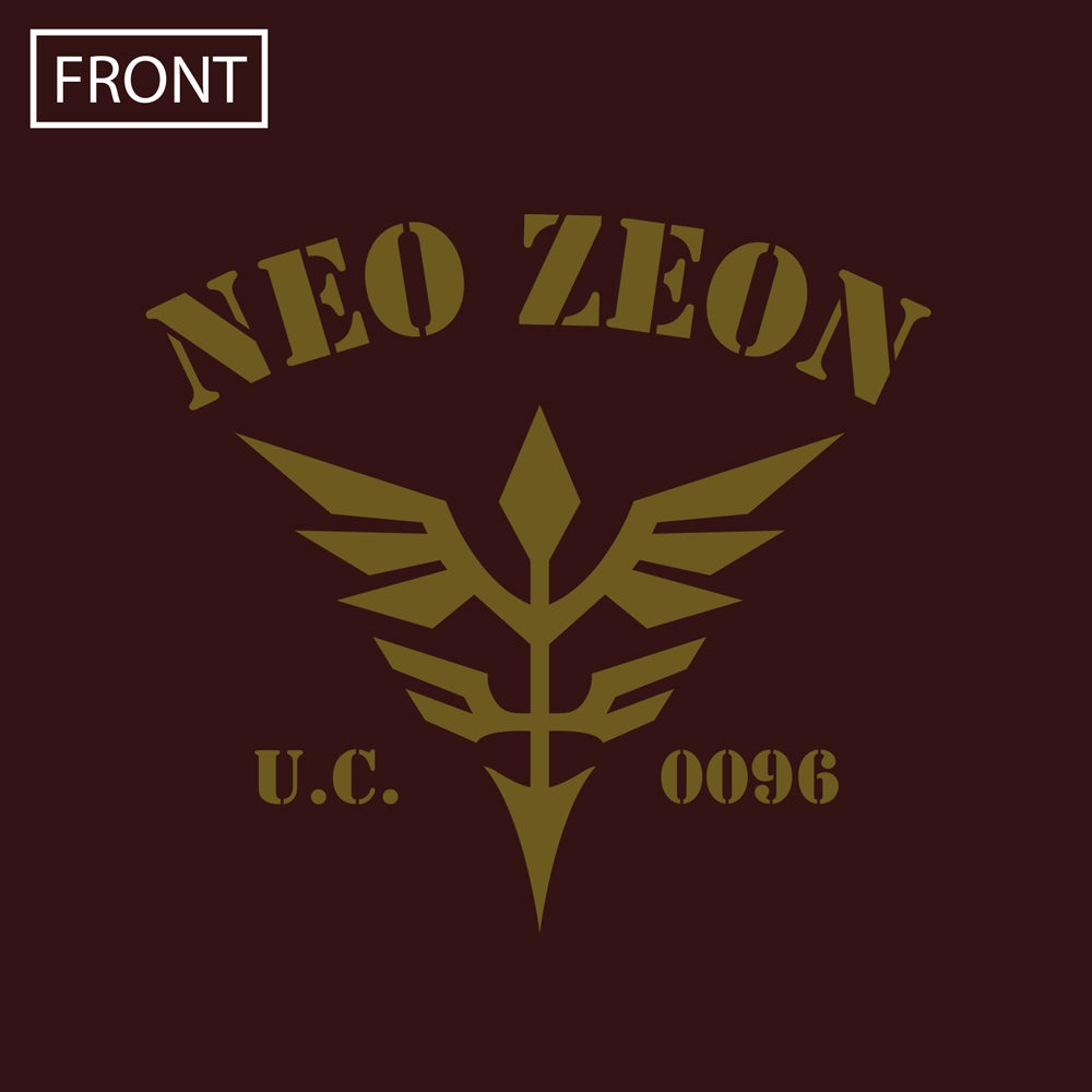 機動戦士ガンダムUC(ユニコーン) ネオ・ジオン ヘビーウェイトTシャツ/BURGUNDY-S Image 2 | AniSmile