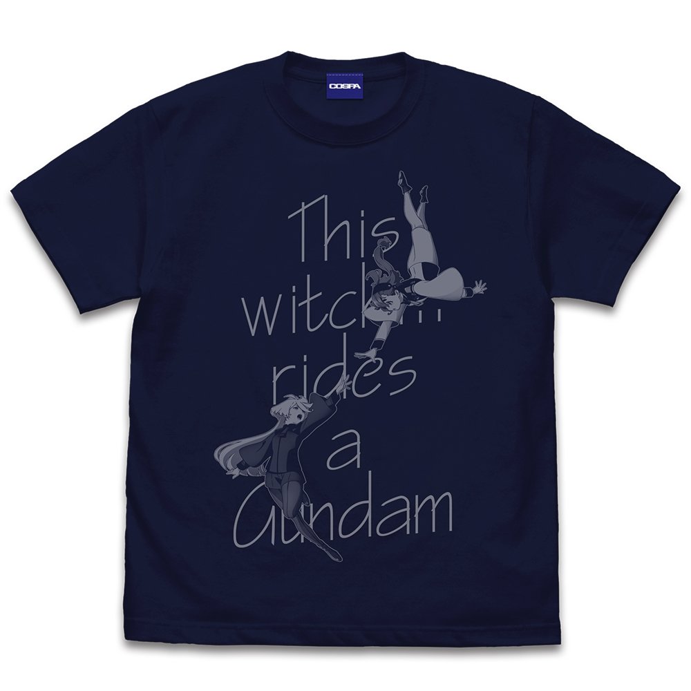 機動戦士ガンダム 水星の魔女 スレッタ&ミオリネ Tシャツ/NAVY-S - AniSmile