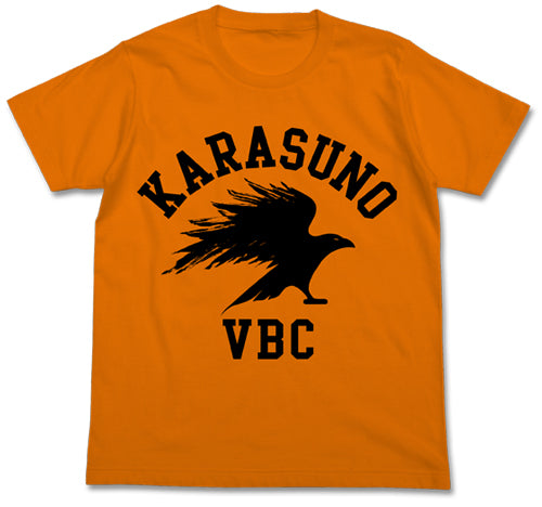 ハイキュー!! 烏野高校排球部Tシャツ/ORANGE-S - AniSmile