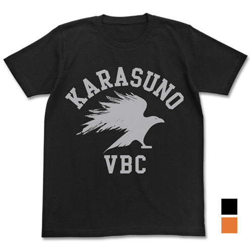 ハイキュー!! 烏野高校排球部Tシャツ/BLACK-S - AniSmile