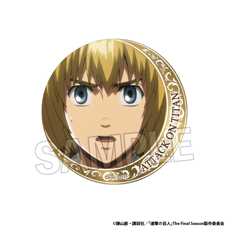 進撃の巨人 ギラギラ缶バッジ vol.3 2 - official product image | AniSmile