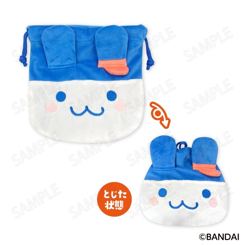 たまごっち ウェルカムバーガー フェイス巾着 <D:みみっち> - AniSmile