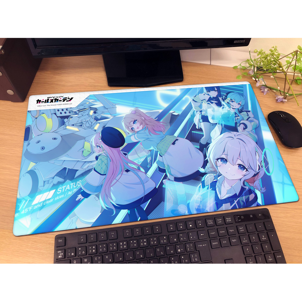 [マブラヴ ガールズガーデン]ラバーマット(Treble Quintet) Image 2 | AniSmile
