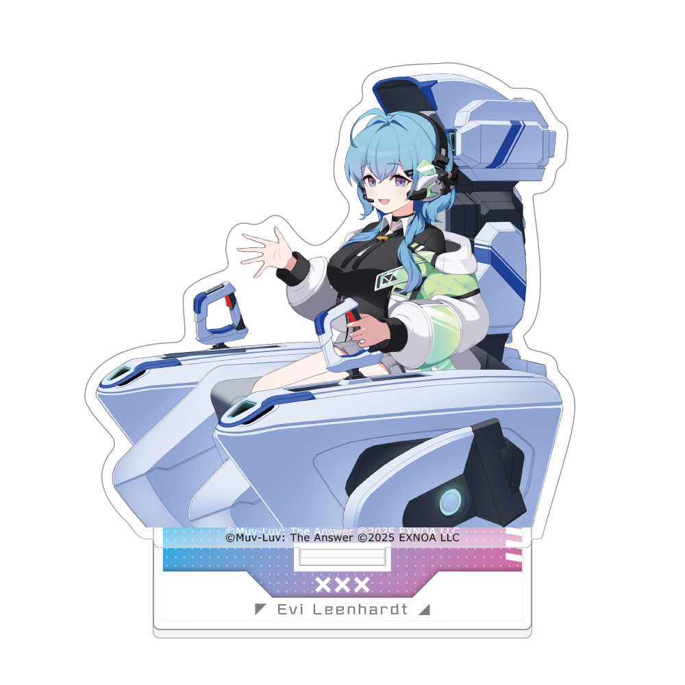 [マブラヴ ガールズガーデン]アクリルスタンド(【省エネ主義の天才ハッカー】エヴィ・レーナルト) Image 2 | AniSmile