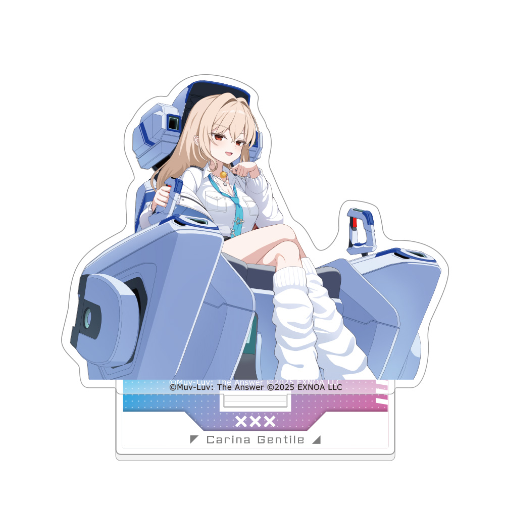 [マブラヴ ガールズガーデン]アクリルスタンド(【ダウナーギャルな副委員長】カリナ・ジェンティーレ) Image 2 | AniSmile