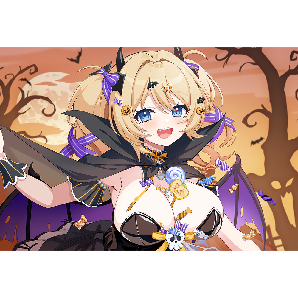 [マブラヴ ガールズガーデン]まくらカバー(【#激カワ吸血鬼配信者♪】フルート・メルヴィル) 图片 3 | AniSmile