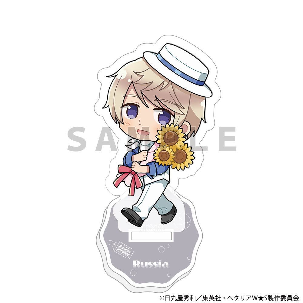 [ヘタリア World★Stars]アクリルスタンド(ロシア/サマーバケーション) Image 2 | AniSmile