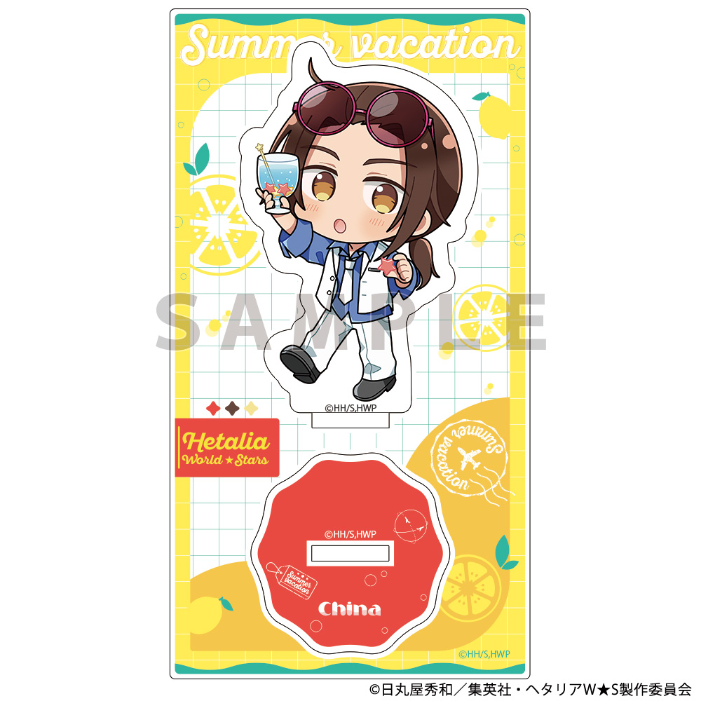 [ヘタリア World★Stars]アクリルスタンド(中国/サマーバケーション) - AniSmile