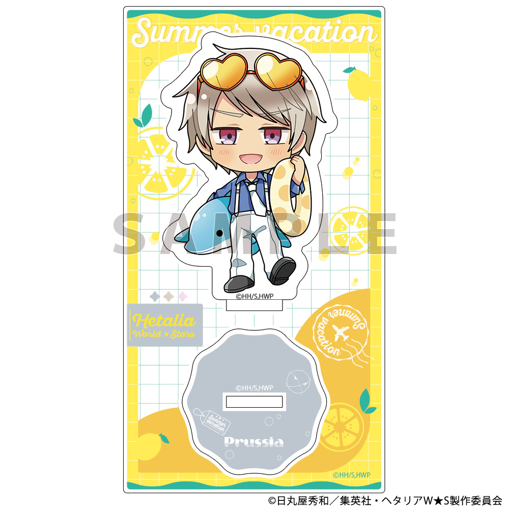 [ヘタリア World★Stars]アクリルスタンド(プロイセン/サマーバケーション) - AniSmile