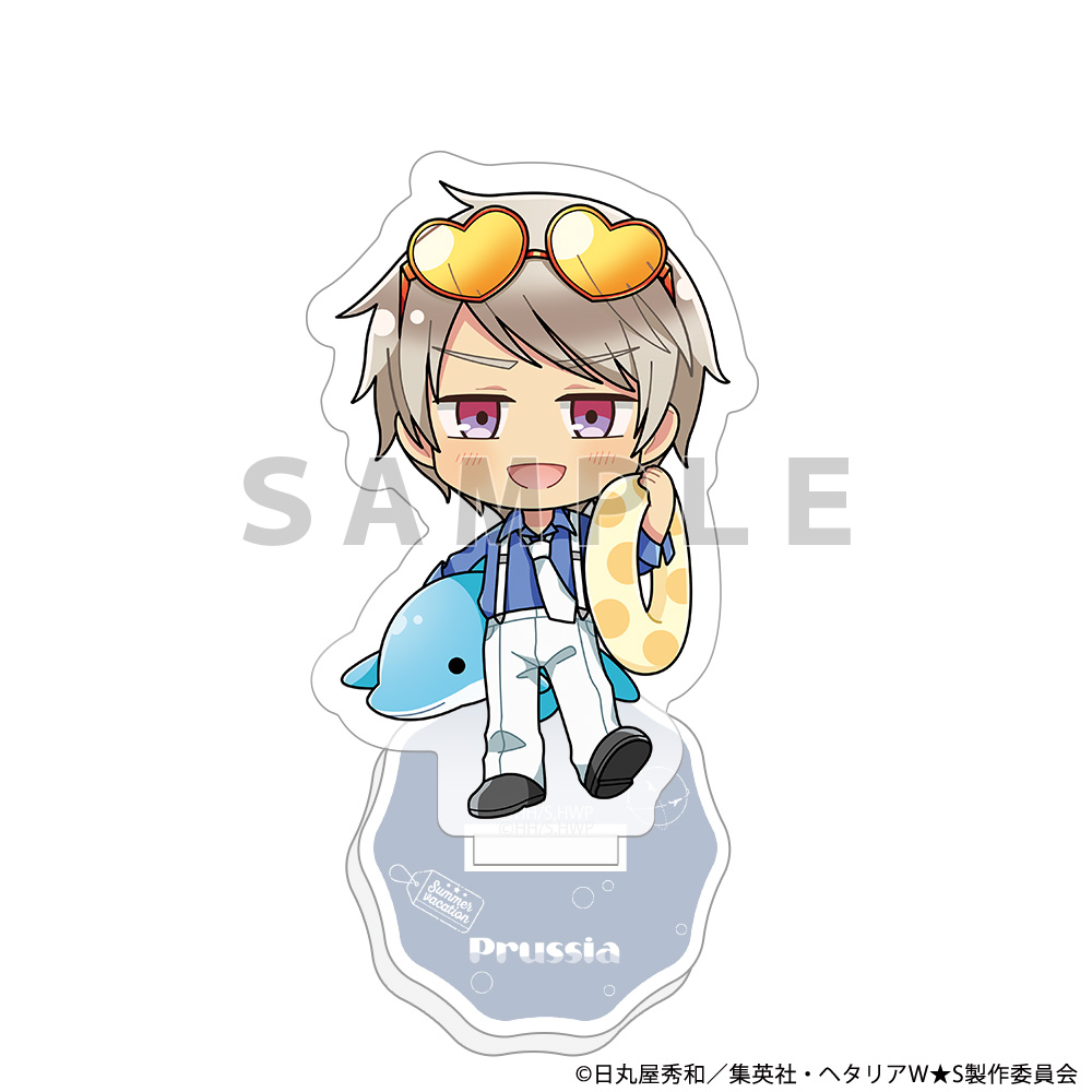 [ヘタリア World★Stars]アクリルスタンド(プロイセン/サマーバケーション) Image 2 | AniSmile