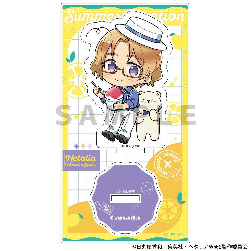 [ヘタリア World★Stars]アクリルスタンド(カナダ/サマーバケーション) - AniSmile