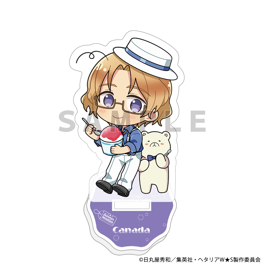 [ヘタリア World★Stars]アクリルスタンド(カナダ/サマーバケーション) Image 2 | AniSmile