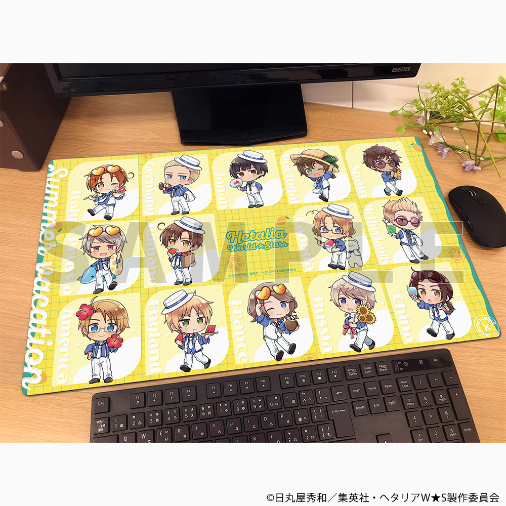 [ヘタリア World★Stars]ラバーマット(サマーバケーション) Image 2 | AniSmile
