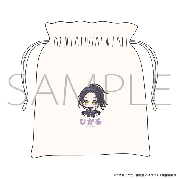 メダリスト サテンフリル巾着/狼嵜 光 - 公式商品画像 | AniSmile