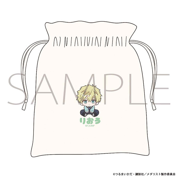 メダリスト サテンフリル巾着/そに鳥理凰 - 公式商品画像 | AniSmile