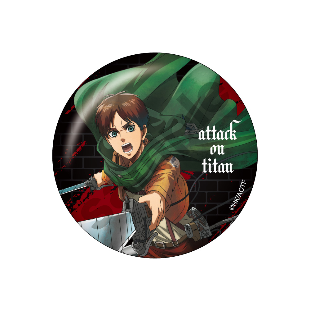 「進撃の巨人」 be determined 缶バッジ ※1BOX=8入 画像 3 | AniSmile