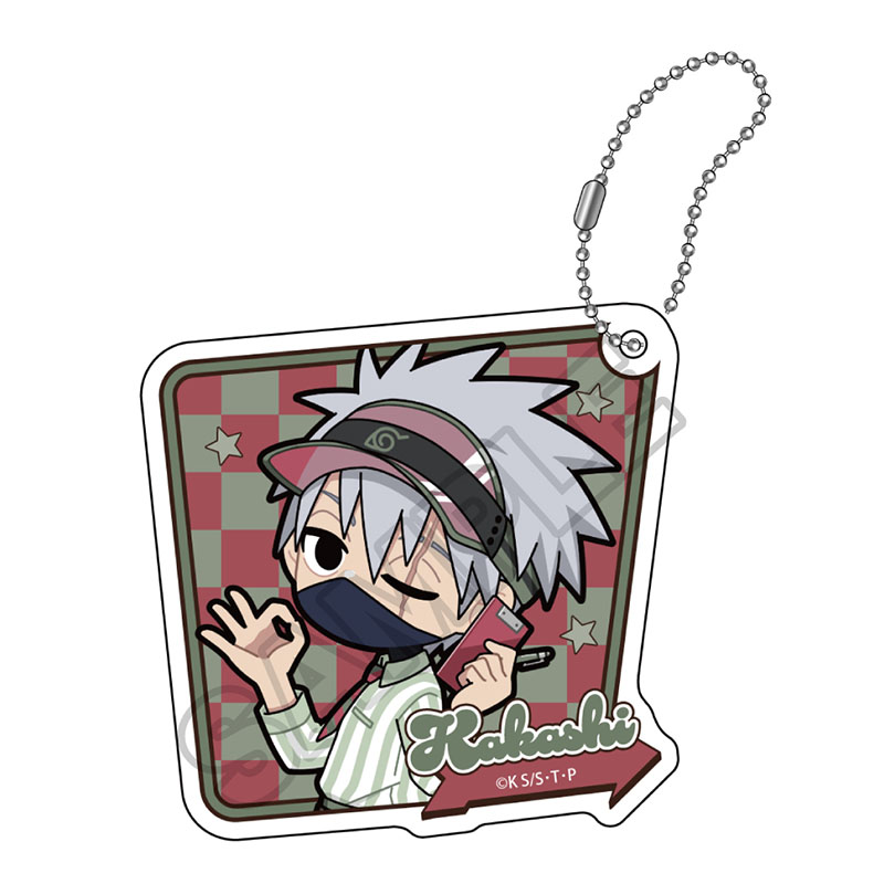 NARUTO-ナルト- 疾風伝 アメリカンダイナー アクリルキーチェーン はたけカカシ 画像 3 | AniSmile