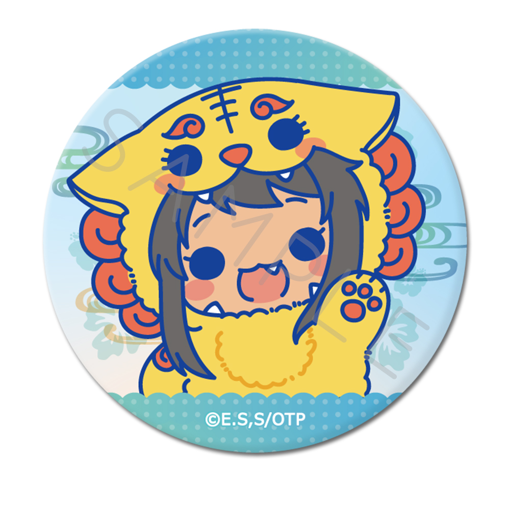 TVアニメ『沖縄で好きになった子が方言すぎてツラすぎる』 丸形缶バッジ(57mm) E(喜屋武飛夏)【mochocho】 Image 2 | AniSmile