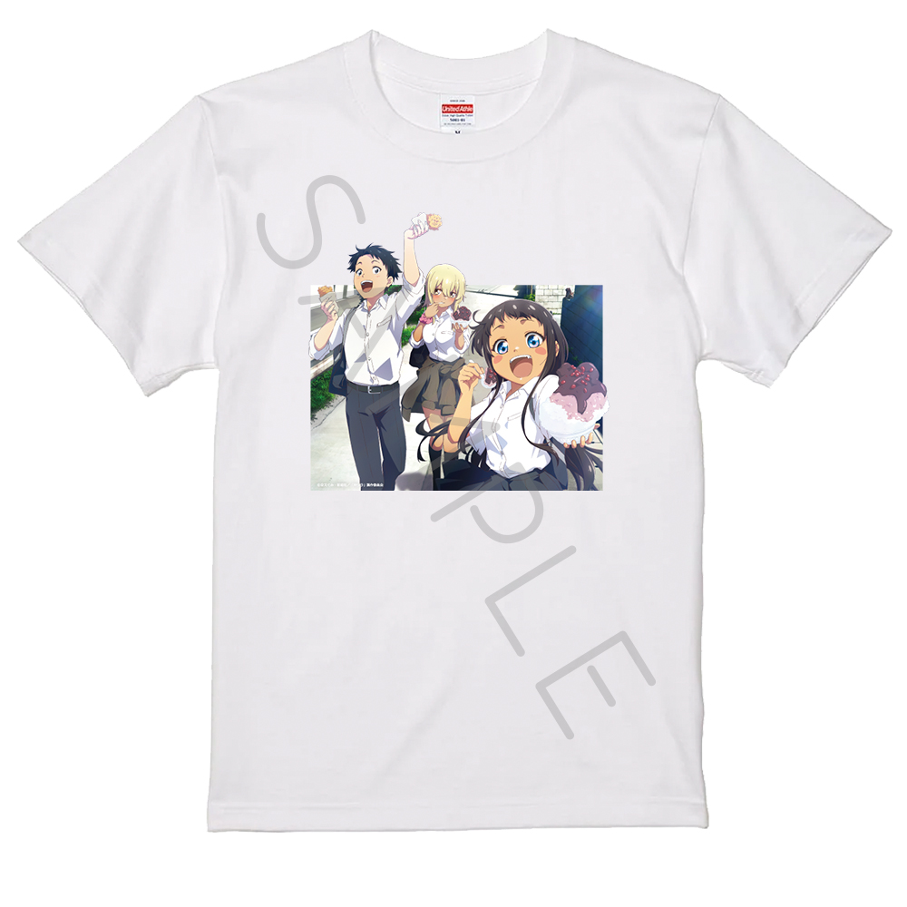 TVアニメ『沖縄で好きになった子が方言すぎてツラすぎる』 Tシャツ デザインA ホワイト Sサイズ Image 2 | AniSmile