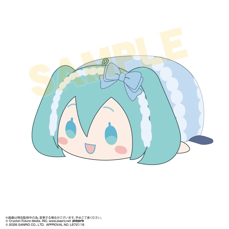 初音ミク×シナモロール ぽてコロマスコット4 クローズドBOX 画像 2 | AniSmile