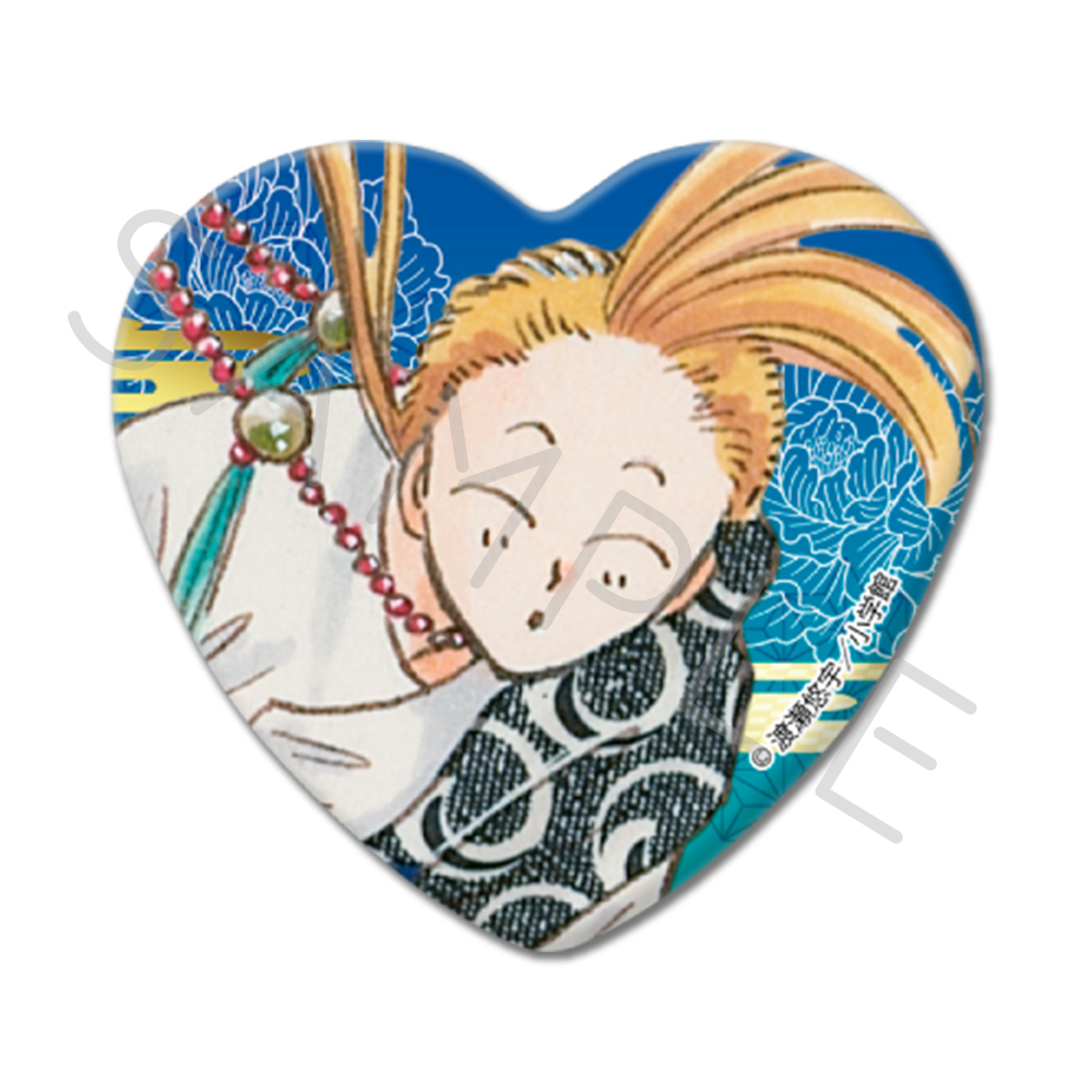 『ふしぎ遊戯』 ハート型缶バッジ E(井宿) Image 2 | AniSmile